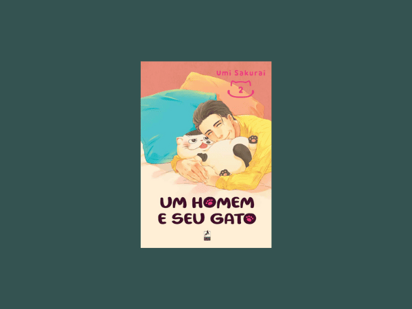 Um homem e seu gato escrito por Umi Sakurai, #ilovelivros https://www.ilovelivros.com/