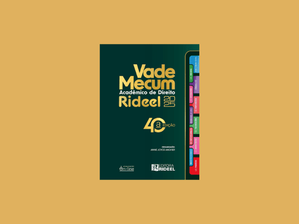 Vade Mecum Acadêmico de Direito Rideel 2025 Anne Joyce Angher #ilovelivros https://www.ilovelivros.com/